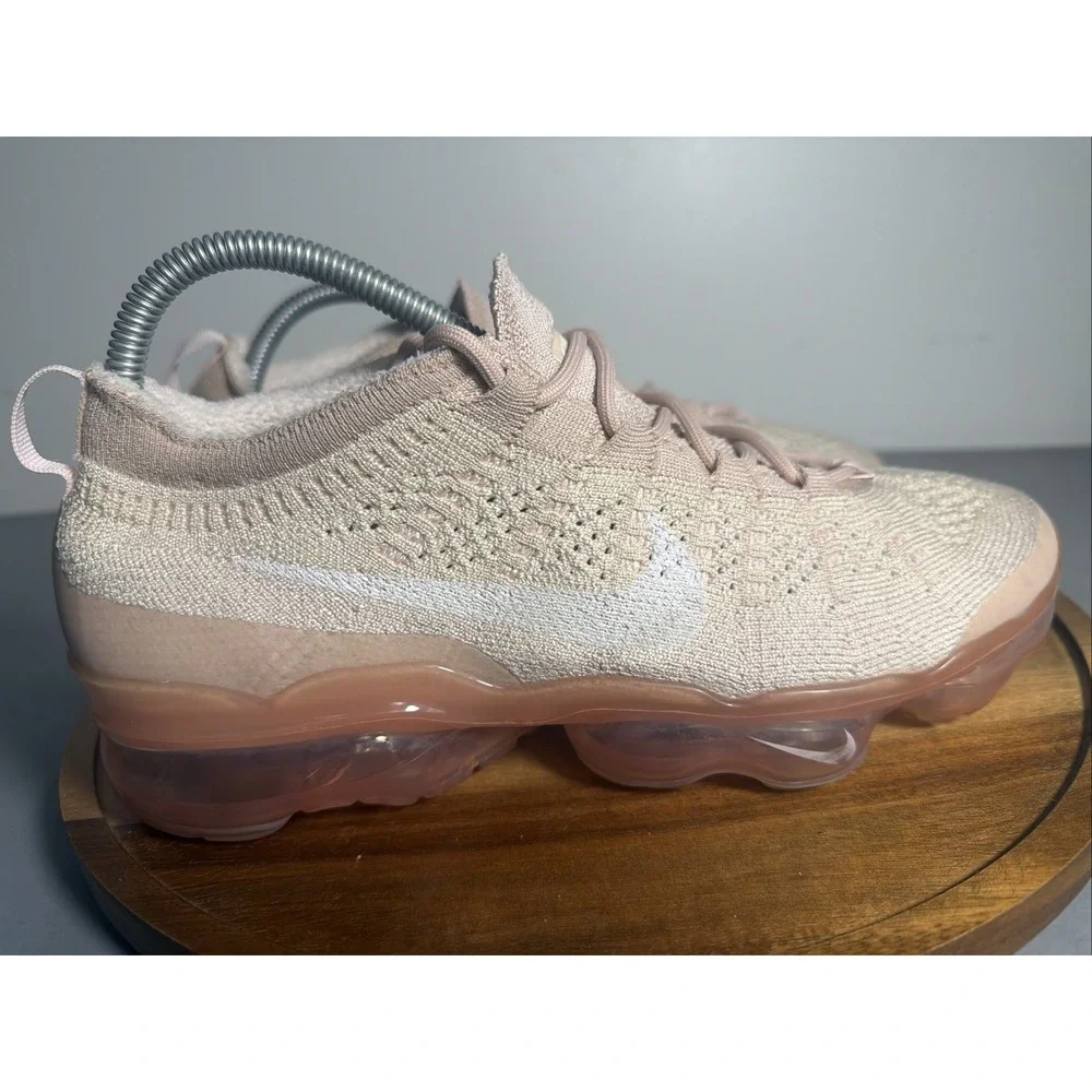 Nike Air Vapormax Flyknit 3 Women Oatmeal Pink Sneaker AJ6910-100 Size 10.5